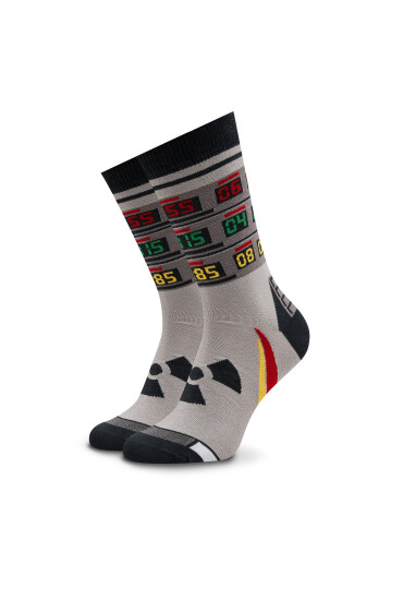 Heel Tread Дълги чорапи unisex Time Maachine Сив - Mera.bg