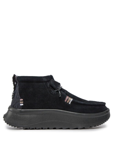 Hey Dude Обувки Wendy Peak Hi Suede 40411-001 Black - Mera.bg