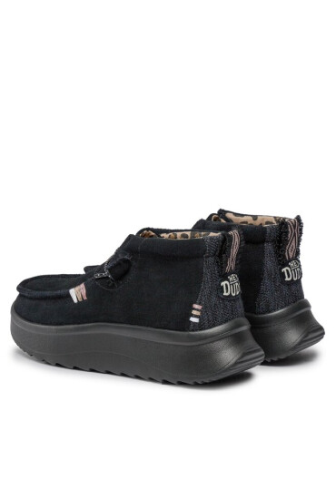 Hey Dude Обувки Wendy Peak Hi Suede 40411-001 Black - Mera.bg