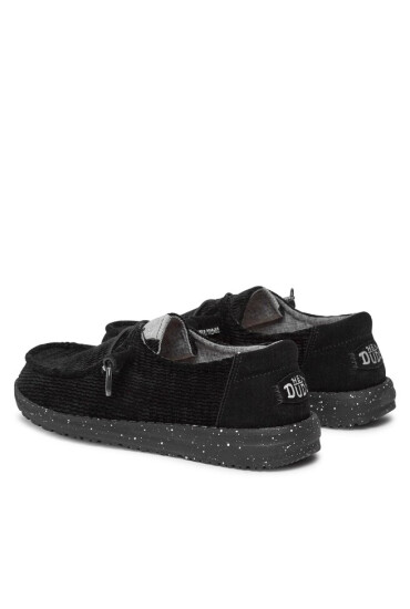 Hey Dude Обувки Wendy Wave Corduroy 40195-001 Черен - Mera.bg