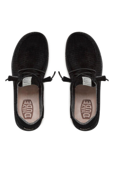 Hey Dude Обувки Wendy Wave Corduroy 40195-001 Черен - Mera.bg