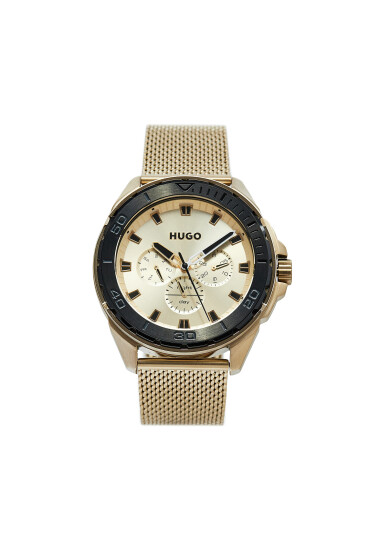 HUGO Часовник Fresh 1530288 Златист - Mera.bg