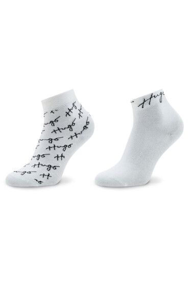 Hugo Чорапи къси дамски 50491544 White 100 - Mera.bg