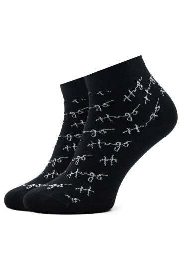 Hugo Чорапи къси дамски 50491544 Black 1 - Mera.bg