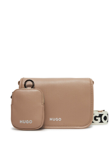 HUGO Дамска чанта Bel Crossbody Flap 50541869 Бежов - Mera.bg