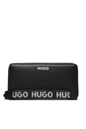 Hugo Голям дамски портфейл Bel Ziparound W.L 50489955 Black 2 - Mera.bg