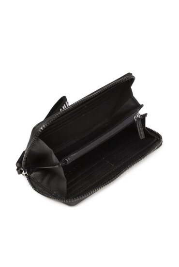 Hugo Голям дамски портфейл Bel Ziparound W.L 50489955 Black 2 - Mera.bg