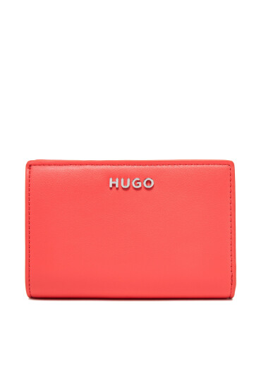 HUGO Голям дамски портфейл Mel Multi 50535953 Коралов - Mera.bg