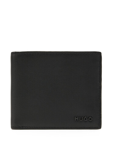 HUGO Голям мъжки портфейл 50536062 Черен - Mera.bg