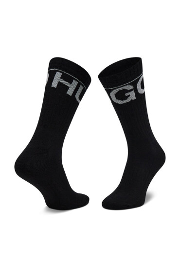 Hugo Комплект 2 чифта дълги чорапи мъжки 2p Qs Rib Iconic Cc 50459409 001 - Mera.bg