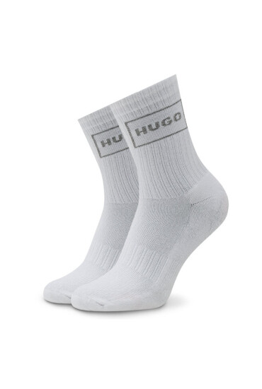 Hugo Комплект 3 чифта дълги чорапи дамски 3p Qs Rib Logo Cc W 50484149 100 - Mera.bg