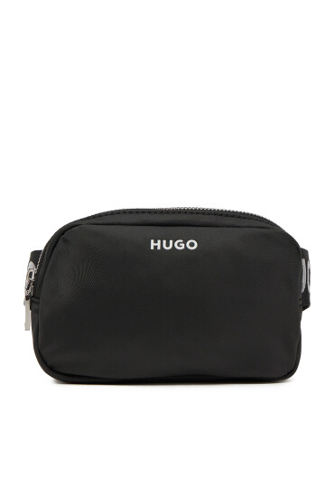 HUGO Мъжка чантичка Bel Bumbag 50536057 Черен - Mera.bg