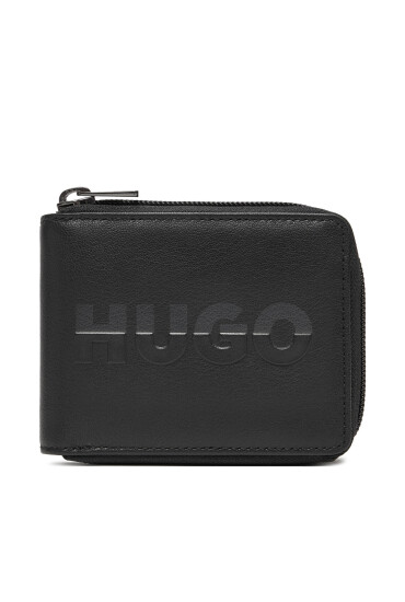 HUGO Портфейл 50548751 Черен - Mera.bg