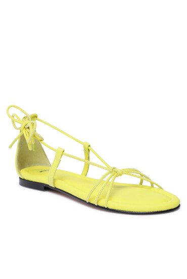 Hugo Сандали GraceMignonFlatS-C 50475372 10239116 01 Bright Yellow 735 - Mera.bg