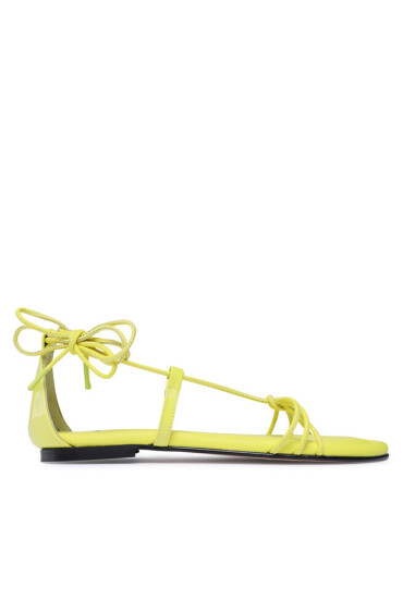 Hugo Сандали GraceMignonFlatS-C 50475372 10239116 01 Bright Yellow 735 - Mera.bg