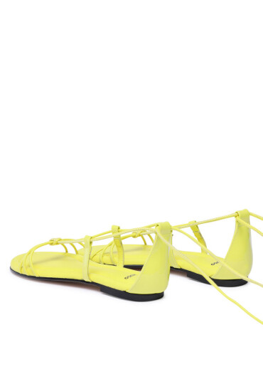 Hugo Сандали GraceMignonFlatS-C 50475372 10239116 01 Bright Yellow 735 - Mera.bg