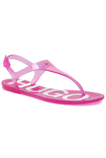 Hugo Сандали Emma Flat Sandal-Tr 50456154 10226118 01 Bright Pink 671 - Mera.bg