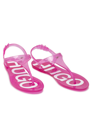 Hugo Сандали Emma Flat Sandal-Tr 50456154 10226118 01 Bright Pink 671 - Mera.bg