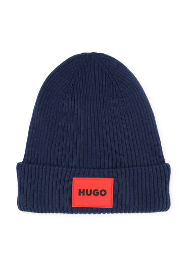 HUGO Шапка G00259 Тъмносин - Mera.bg