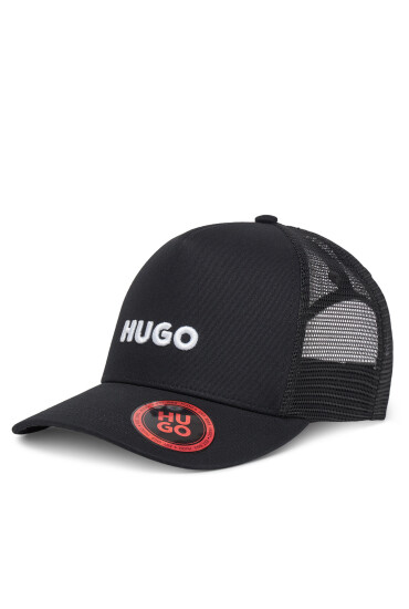 HUGO Шапка с козирка Marsel-Trucker 50535942 Черен - Mera.bg