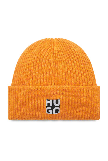 HUGO Шапка Women-X 50477679 Оранжев - Mera.bg