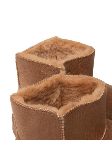 HYPE Обувки Womens Slipper Boot YWBS-002 Tan - Mera.bg