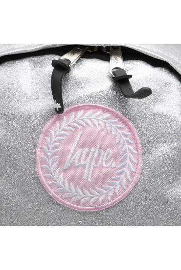 HYPE Раница Silver Glitter Pink Crest Backpack YVLR-669 Сребрист - Mera.bg