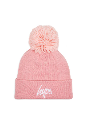 HYPE Шапка Bobble Script YVLR-714 Розов - Mera.bg