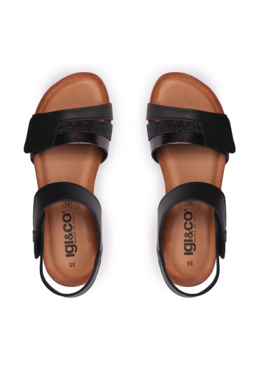 IGI&CO Сандали 3697200 Black/DarkGrey - Mera.bg