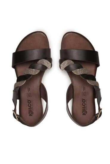 IGI&CO Сандали 3683033 DarkBrown/LaminatedGrey - Mera.bg