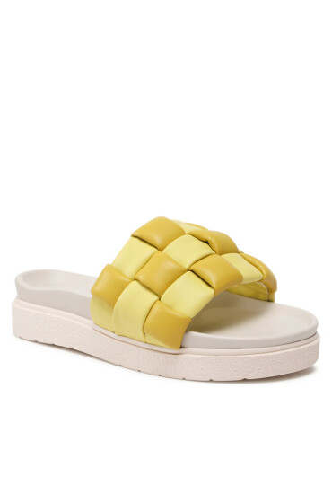 Inuikii Чехли Braided 70104-020 Yellow - Mera.bg