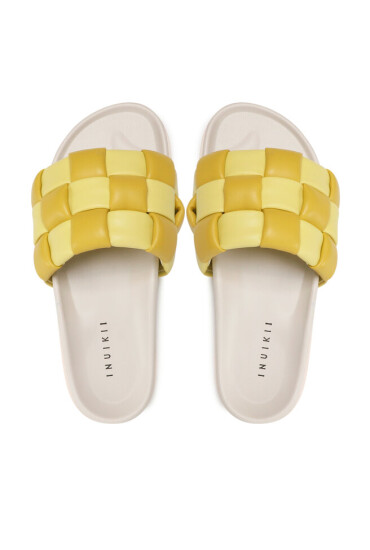 Inuikii Чехли Braided 70104-020 Yellow - Mera.bg