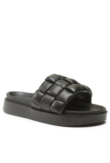 Inuikii Чехли Braided Vegan 70104-120 Black - Mera.bg
