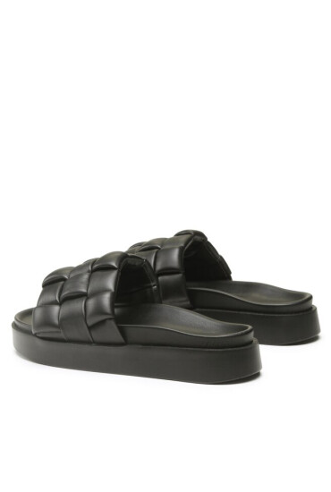 Inuikii Чехли Braided Vegan 70104-120 Black - Mera.bg