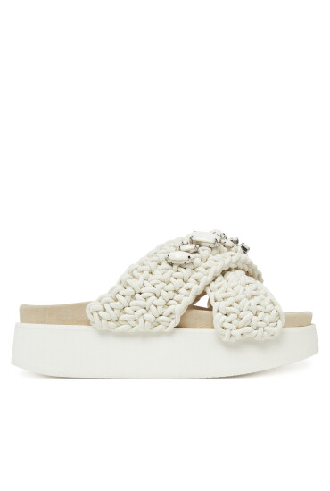 Inuikii Чехли Woven Stones Platform 70103-106 1100 Екрю - Mera.bg