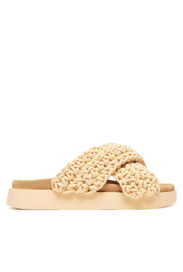 Inuikii Чехли Woven Strap Stones 70104-367 705 Бежов - Mera.bg