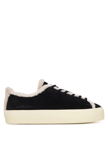 Inuikii Сникърси Shearling Low 1001.001.0242 Черен - Mera.bg