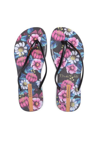 Ipanema Джапанки FRIDA KAHLO 27014 Black/Pink/Yellow AI716 - Mera.bg