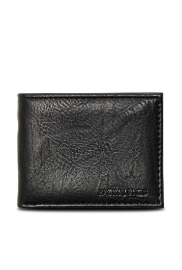 Jack&Jones Голям мъжки портфейл Jacwind 12252367 Черен - Mera.bg