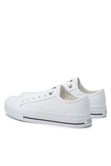 Jack&Jones Кецове Jfwcrop Canvas Lo Noos 12203651 White - Mera.bg