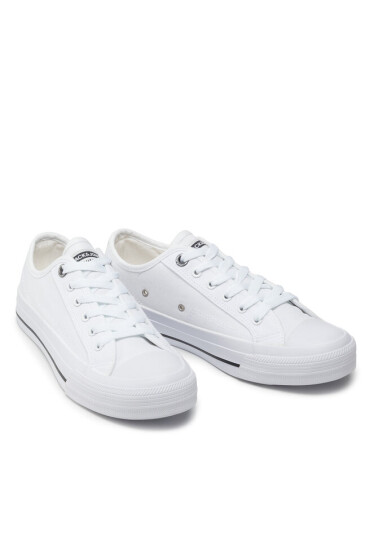 Jack&Jones Кецове Jfwcrop Canvas Lo Noos 12203651 White - Mera.bg