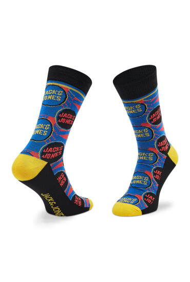 Jack&Jones Комплект 5 чифта дълги чорапи мъжки Jacneon 12205275 Vibranty Yellow With Detal - Mera.bg