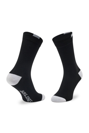 Jack&Jones Комплект 5 чифта дълги чорапи мъжки Jacken 12217633 Black - Mera.bg