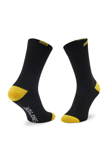 Jack&Jones Комплект 5 чифта дълги чорапи мъжки Jacken 12217633 Black - Mera.bg