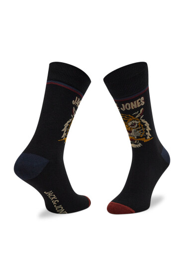 Jack&Jones Комплект 5 чифта дълги чорапи мъжки Jactiger 12205315 r.OS Medieval Blue/Black - Mera.bg