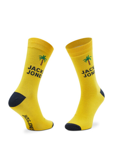 Jack&Jones Комплект 5 чифта дълги чорапи мъжки Jaczoey 12217535 Electric Blue/Solor Powe - Mera.bg