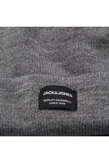 Jack&Jones Комплект шапка и ръкавици 12168383 Сив - Mera.bg