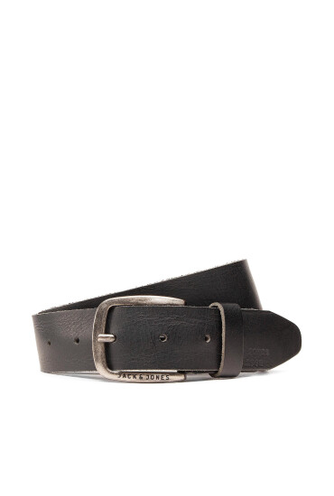 Jack&Jones Мъжки колан Jackpaul Leather Belt 12111286 Черен - Mera.bg
