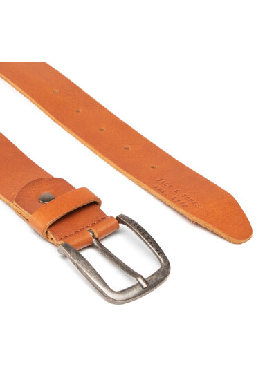 Jack&Jones Мъжки колан Jackpaul Leather Belt 12111286 Кафяв - Mera.bg