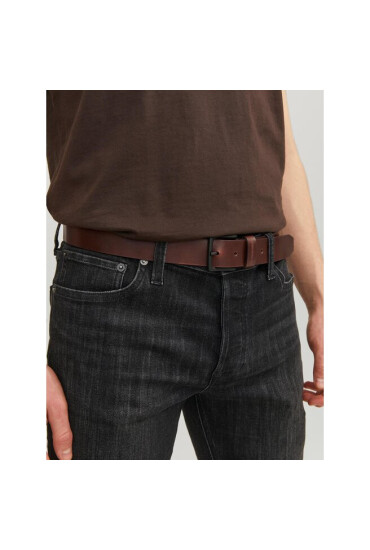 Jack&Jones Мъжки колан Roma 12242687 Кафяв - Mera.bg